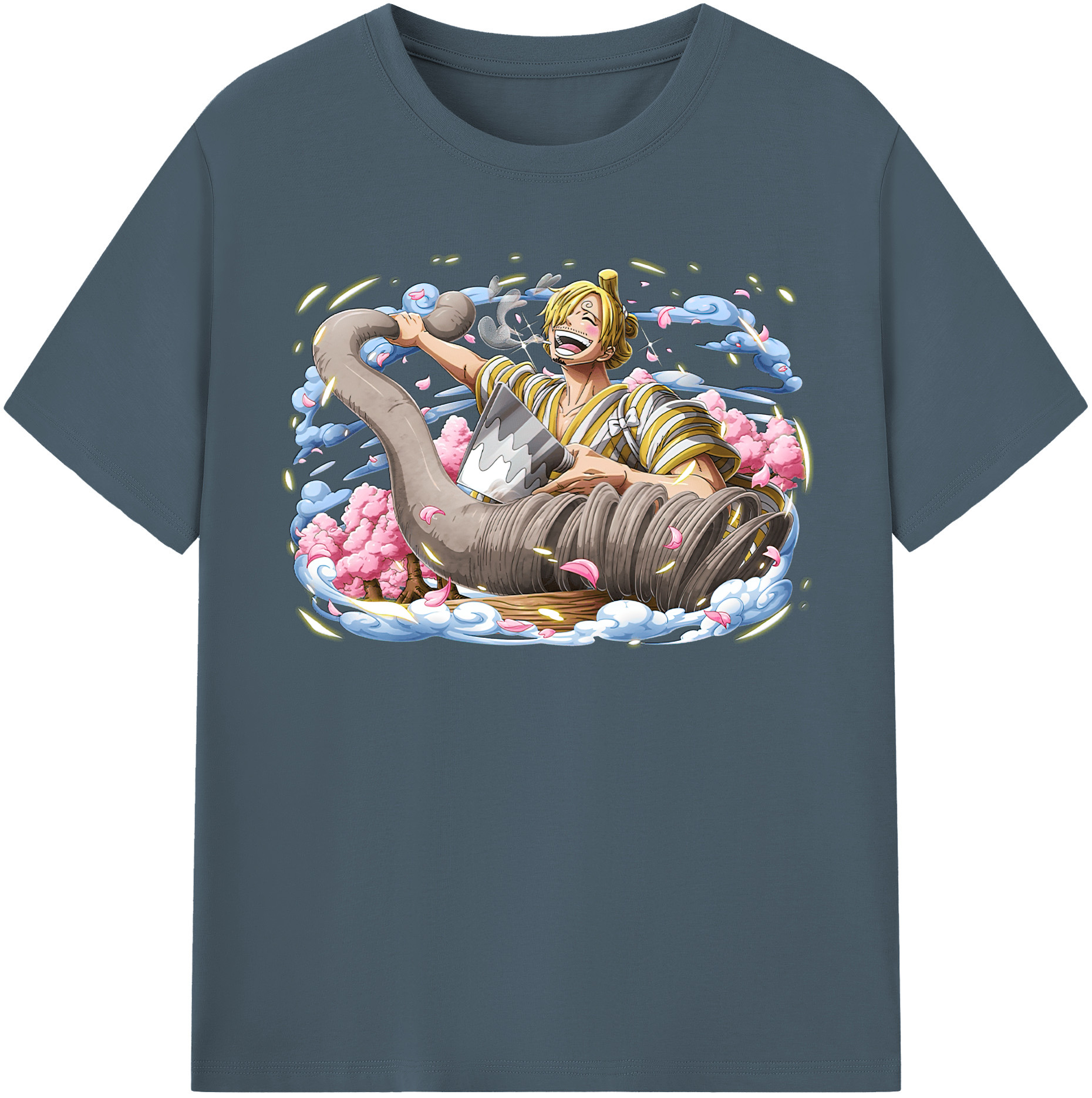 ワンピース サンジ ONE PIECE Sanji 綿100％半袖Tシャツ（フロントプリント）